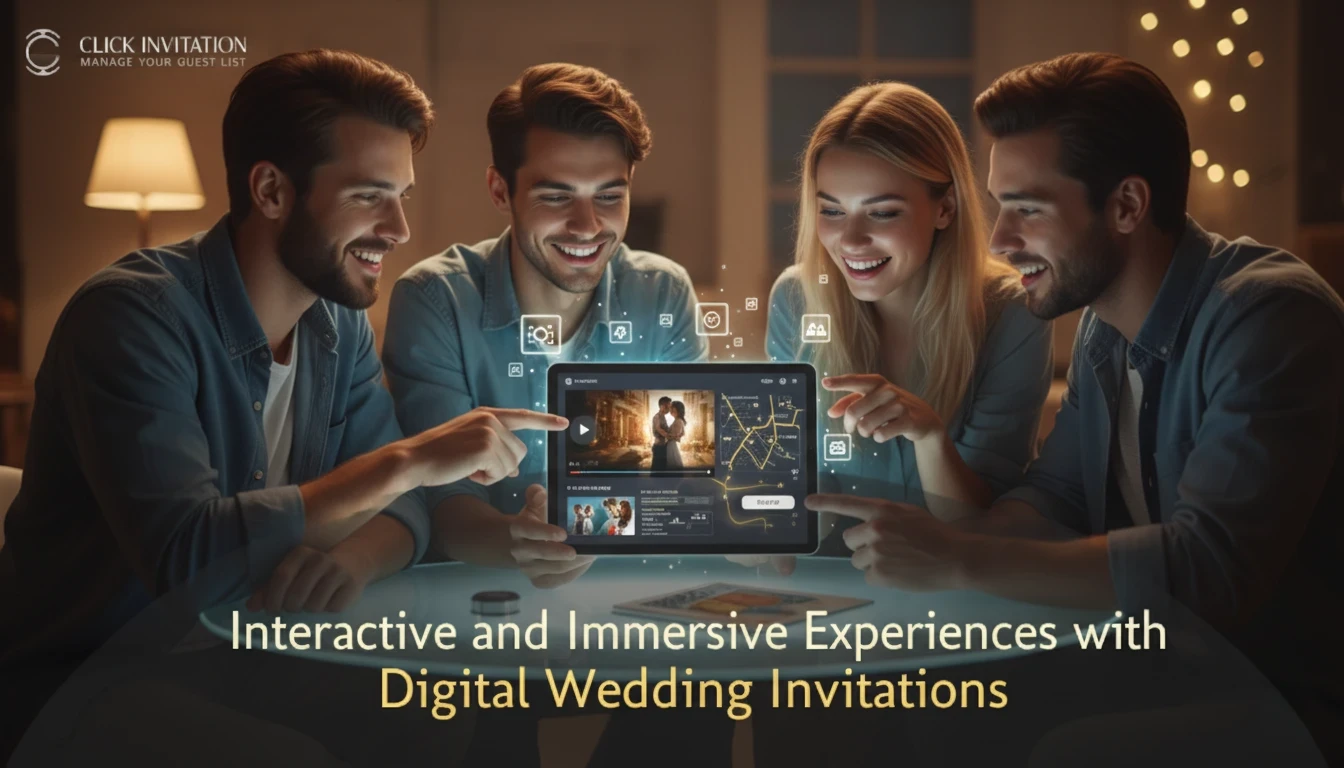 Interactive and Immersive Experiences with Digital Wedding Invitations