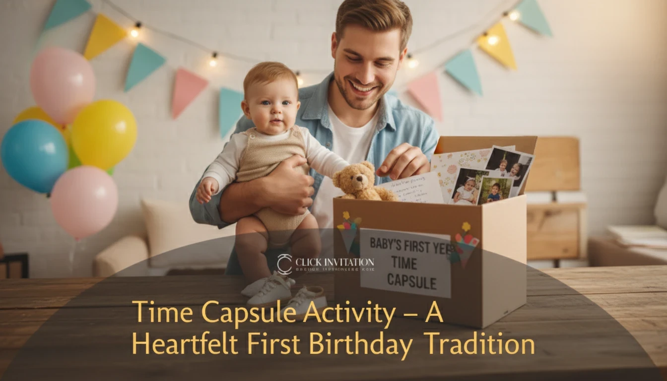 Time Capsule Activity – A Heartfelt First Birthday Tradition