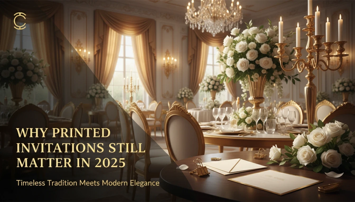 Why Printed Invitations Still Matter in 2025