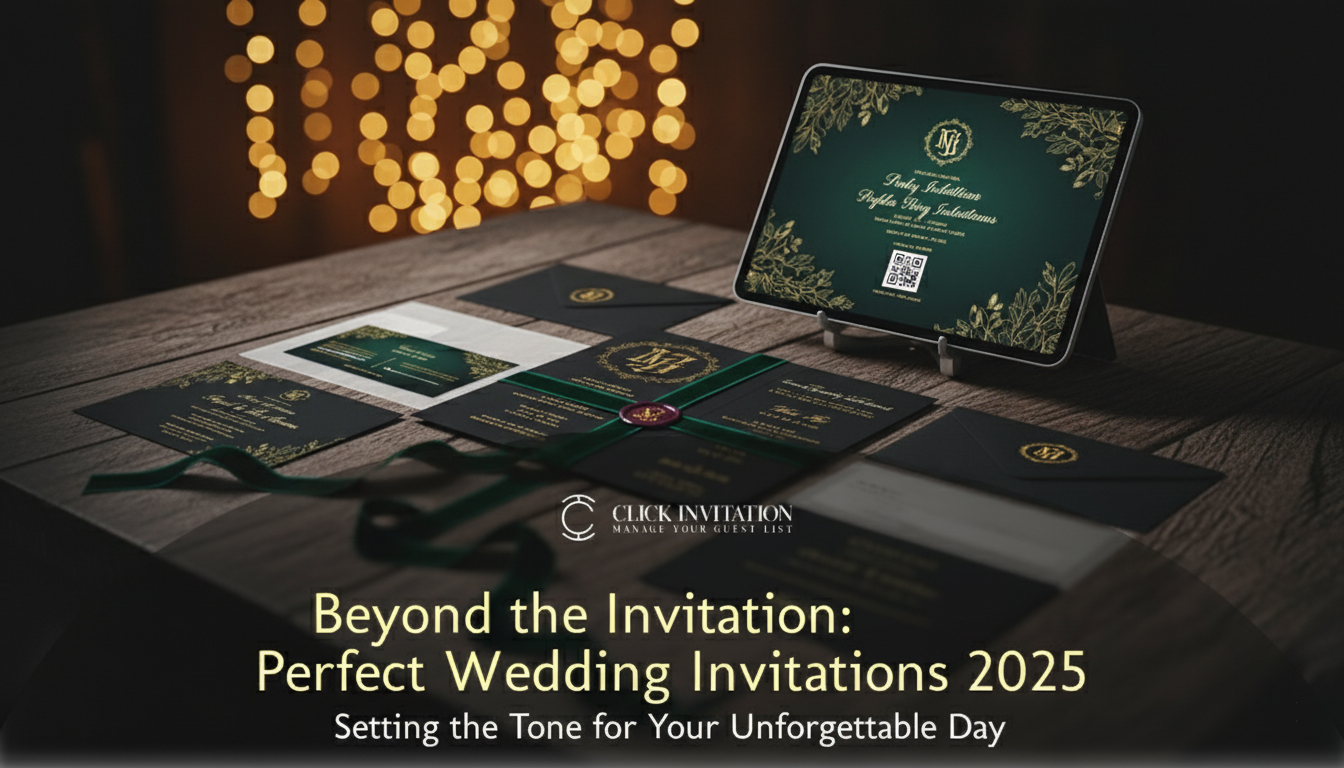 Beyond the Invitation: Perfect Wedding Invitations 2025 That Set the Tone