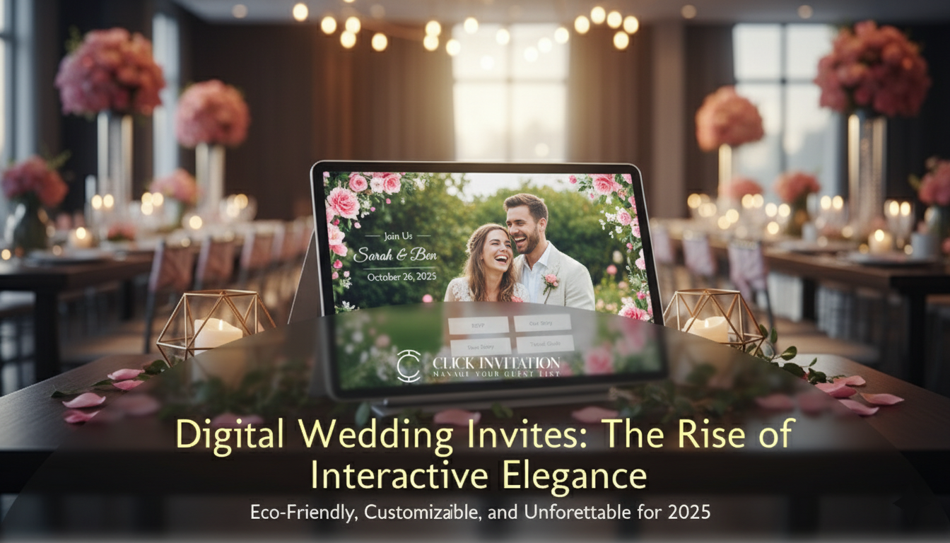 Digital Wedding Invites 2025: The Rise of Interactive Elegance