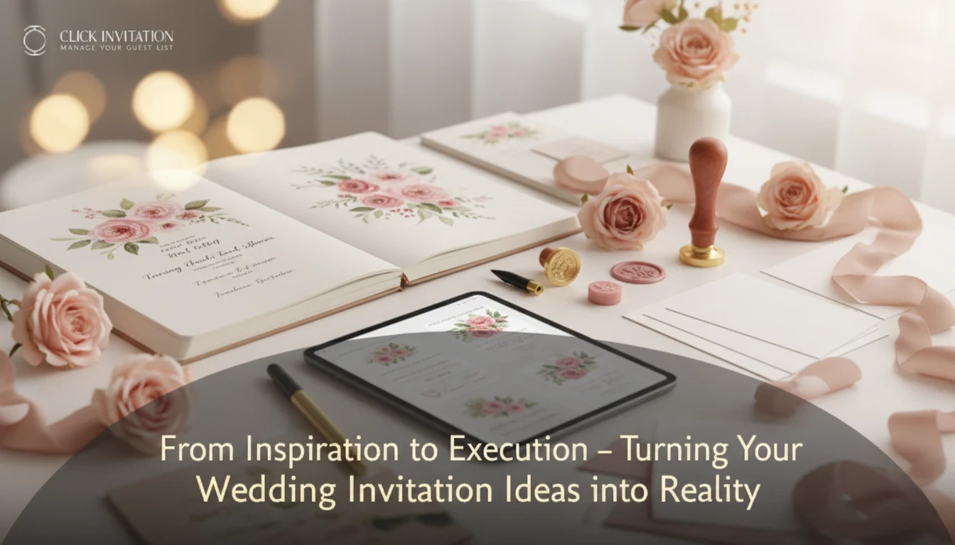 From Inspiration to Execution – Turning Your Wedding Invitation Ideas into Reality