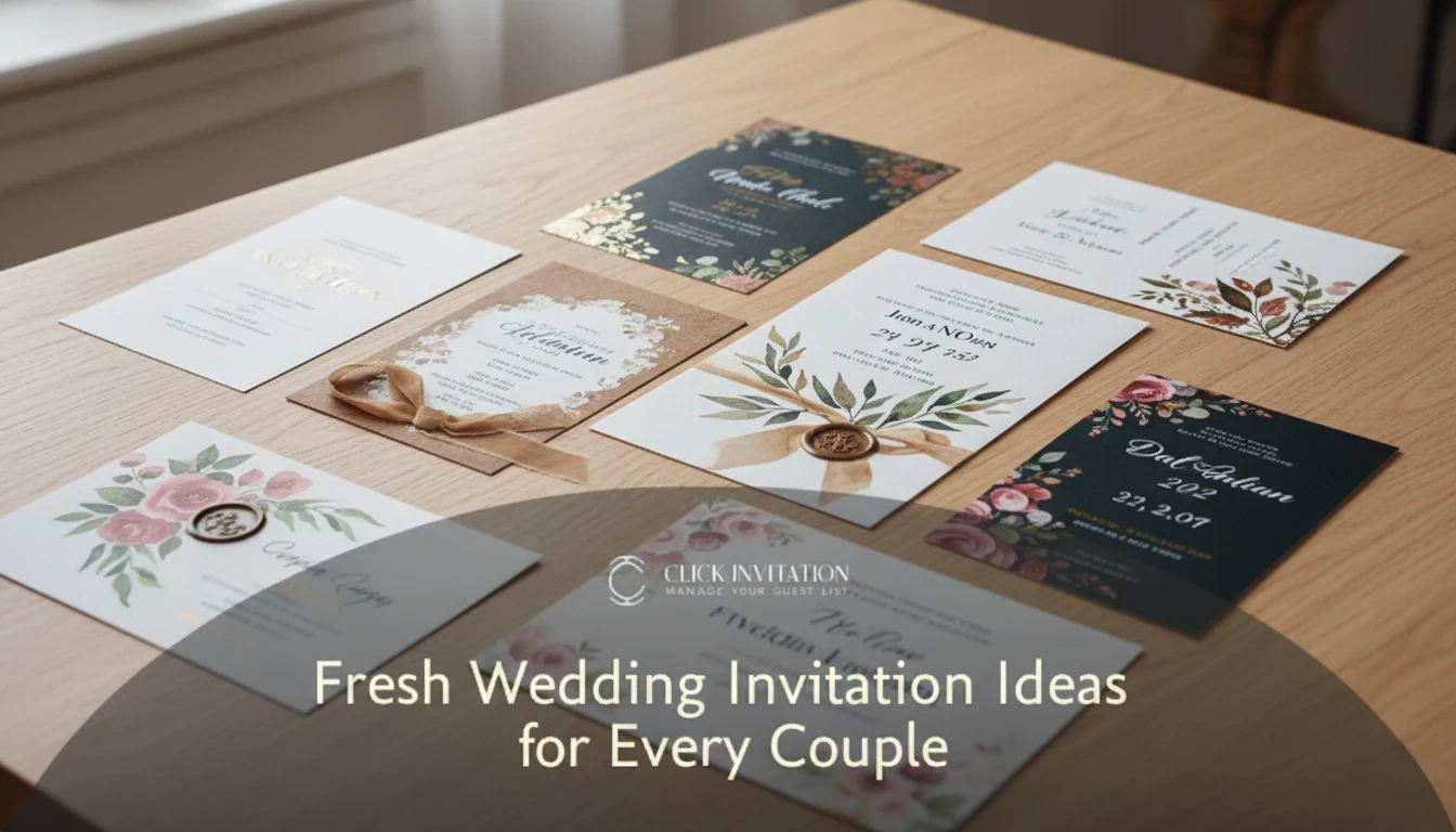 Fresh Wedding Invitation Ideas for Every Couple