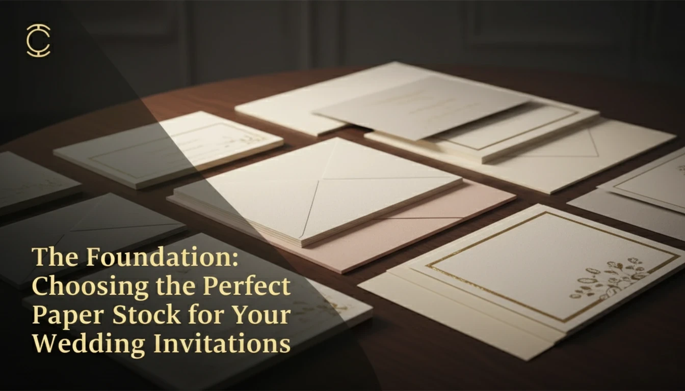The Foundation: Choosing the Perfect Paper Stock for Your Wedding Invitations