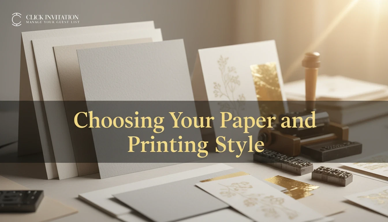 Choosing Your Paper and Printing Style