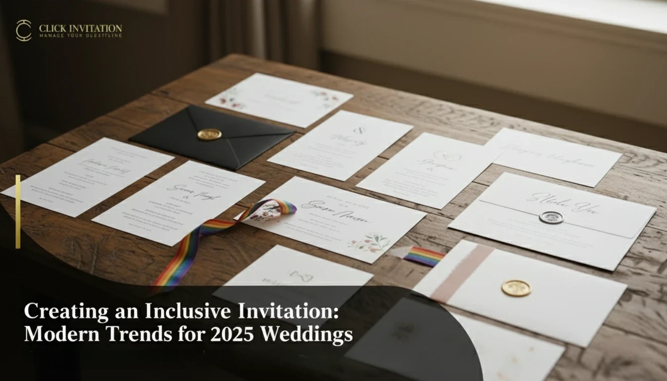 Creating an Inclusive Invitation: Modern Trends for 2025 Weddings