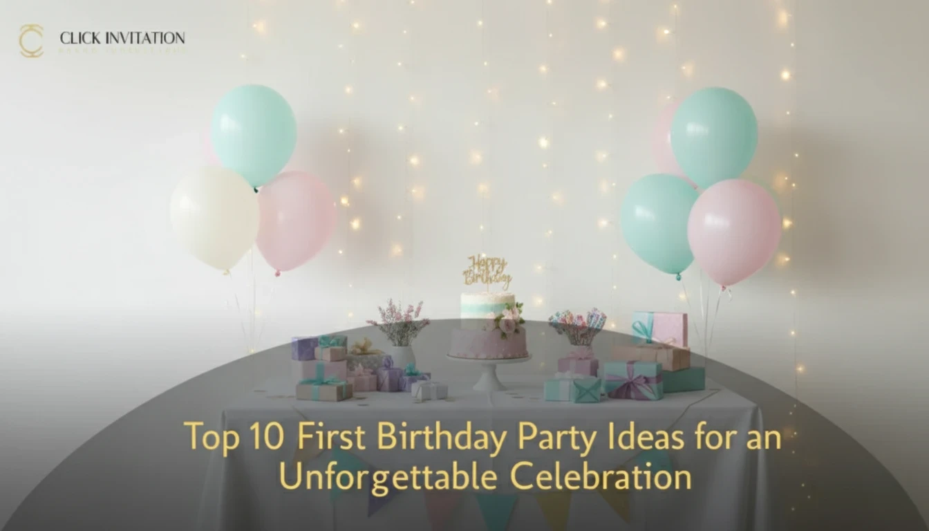 Top 10 First Birthday Party Ideas for an Unforgettable Celebration