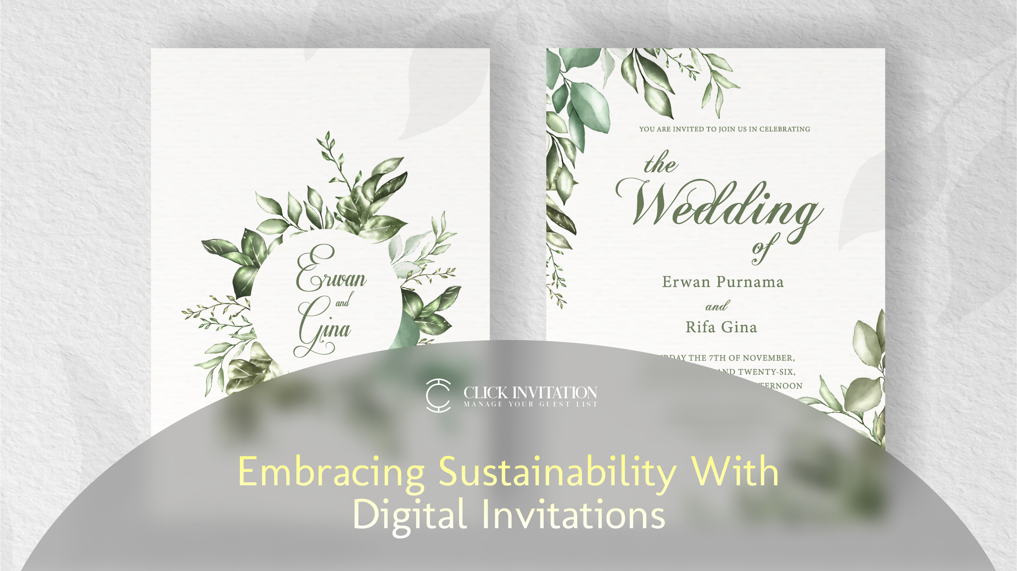 Embracing Sustainability With Digital Invitations: A Bright, Paperless Event