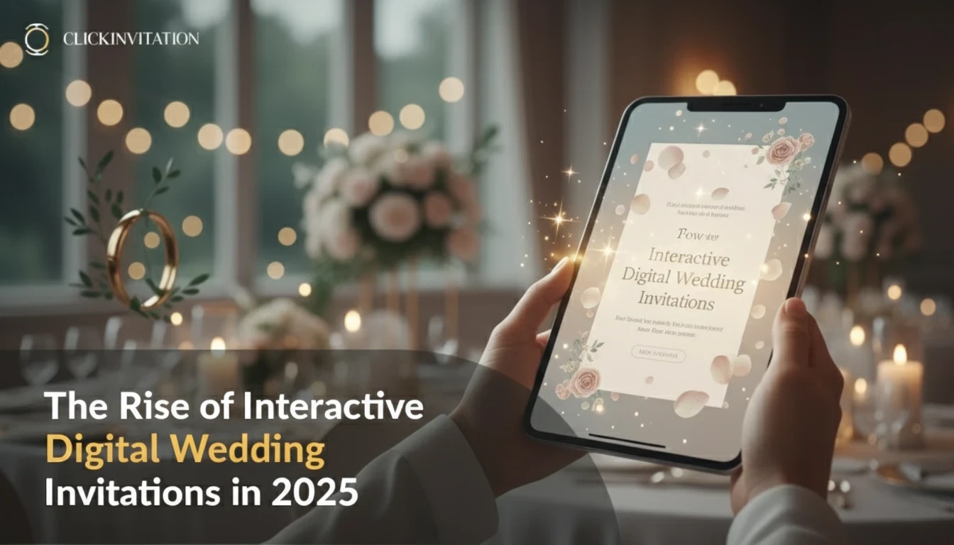The Rise of Interactive Digital Wedding Invitations in 2025