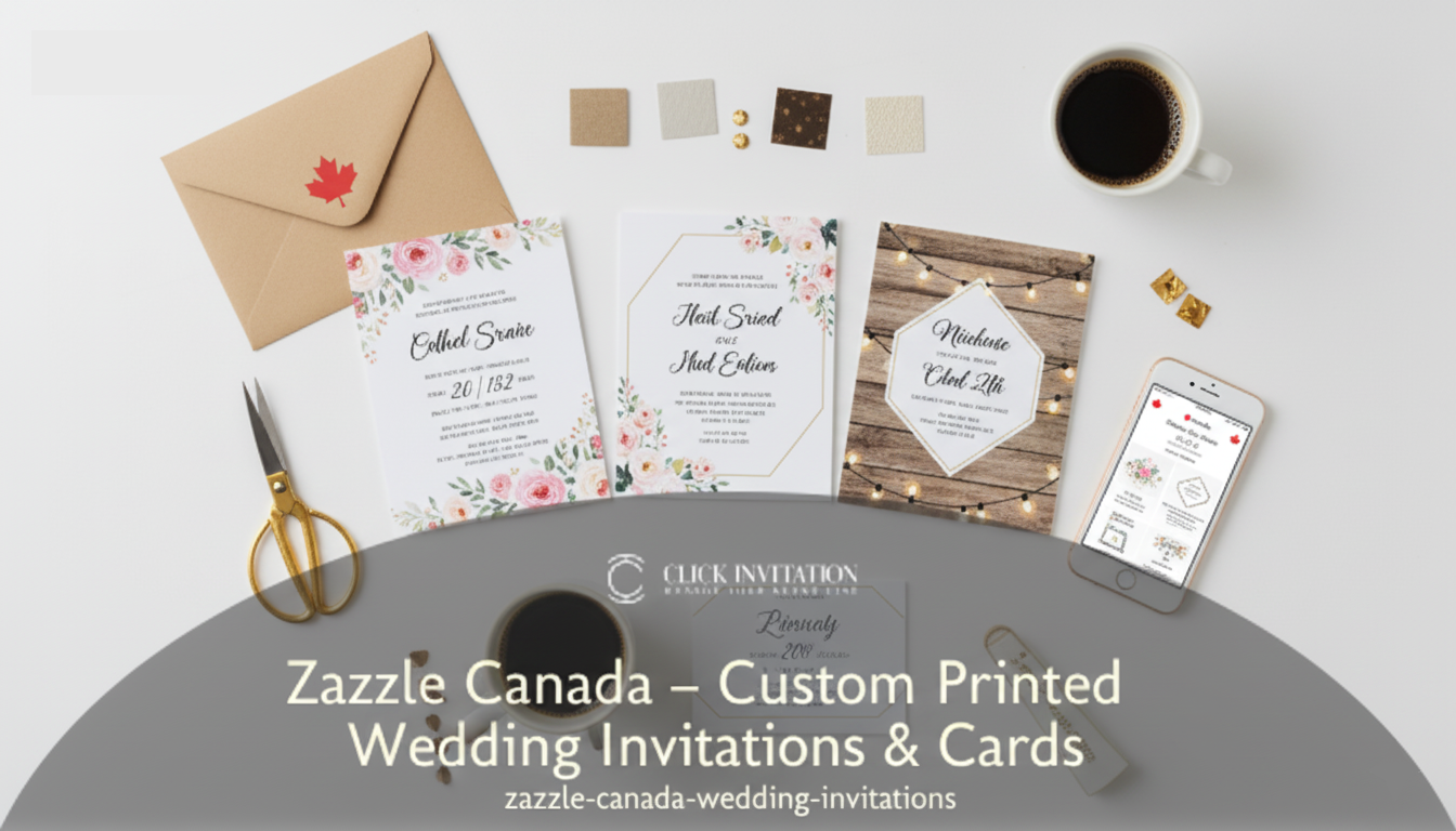 Zazzle Canada – Custom Printed Wedding Invitations & Cards