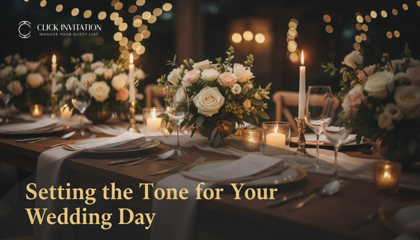Setting the Tone for Your Wedding Day