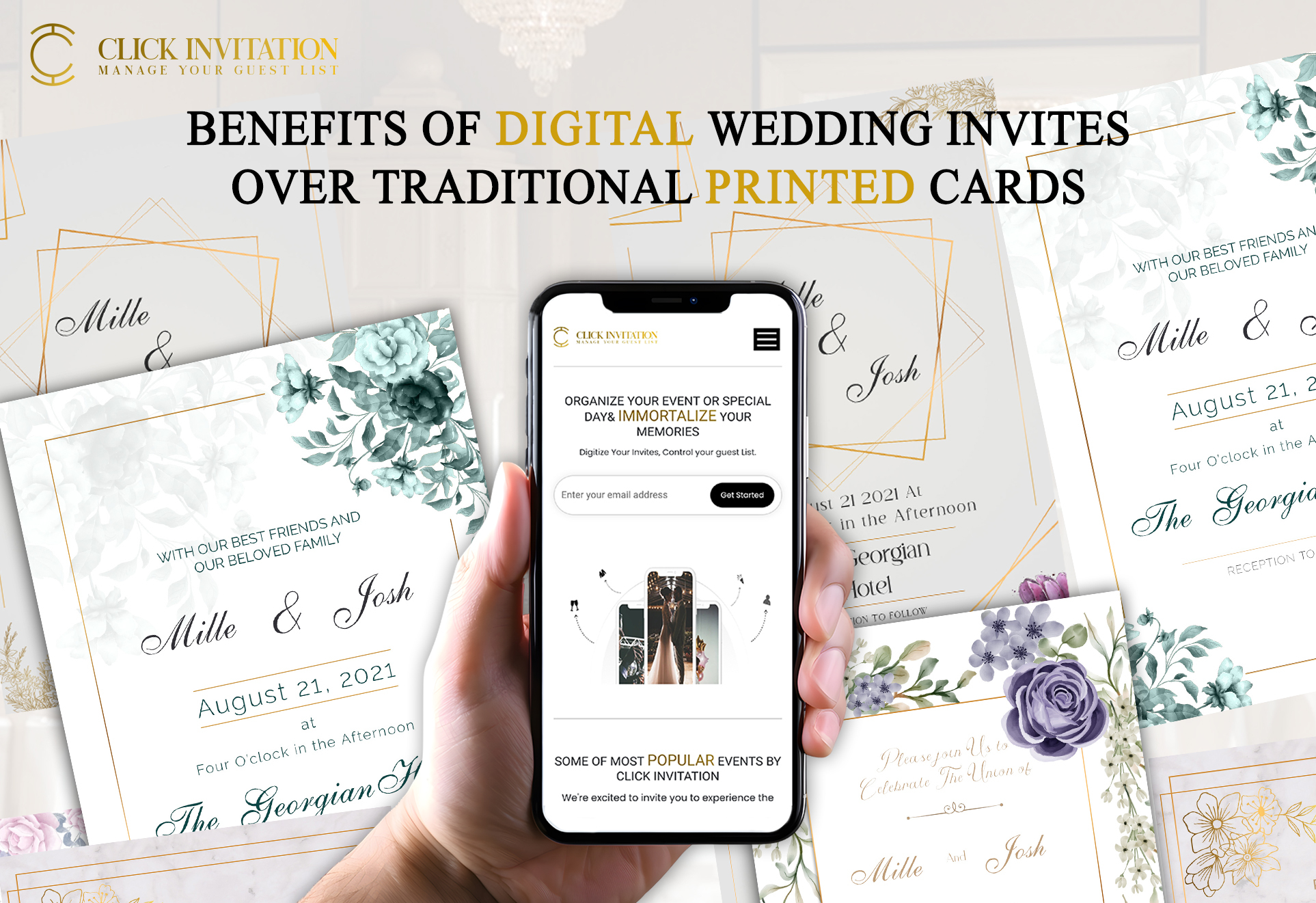 The Benefits Of Digital Wedding Invites Over Traditional Printed Cards