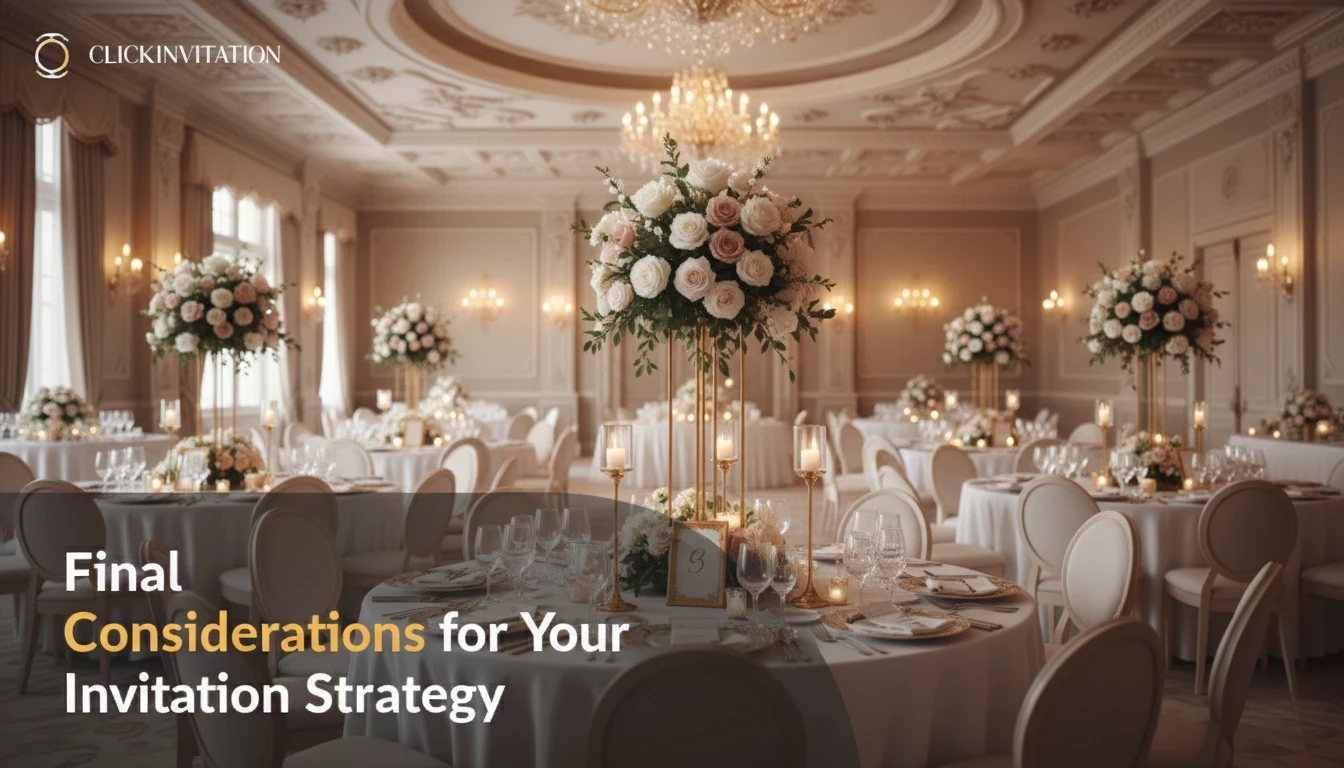Final Considerations for Your Invitation Strategy