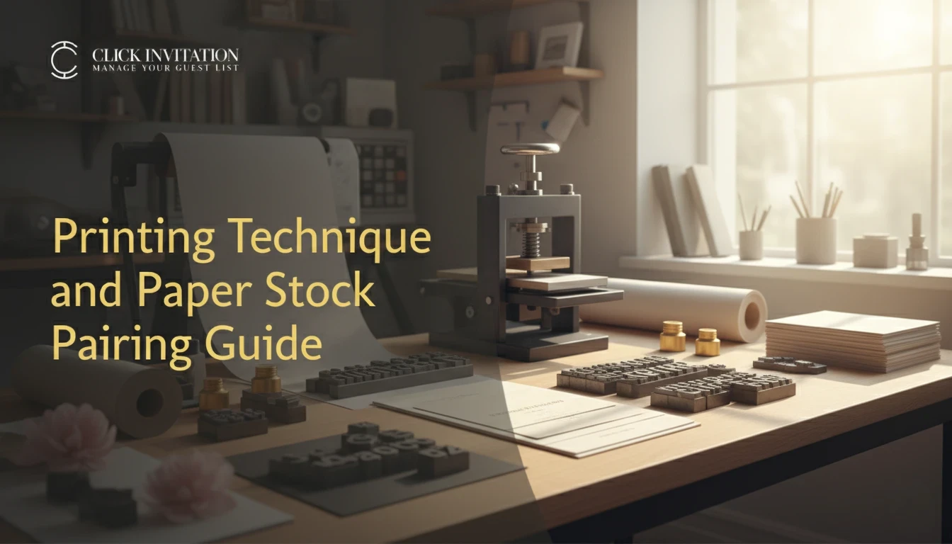 Printing Technique and Paper Stock Pairing Guide