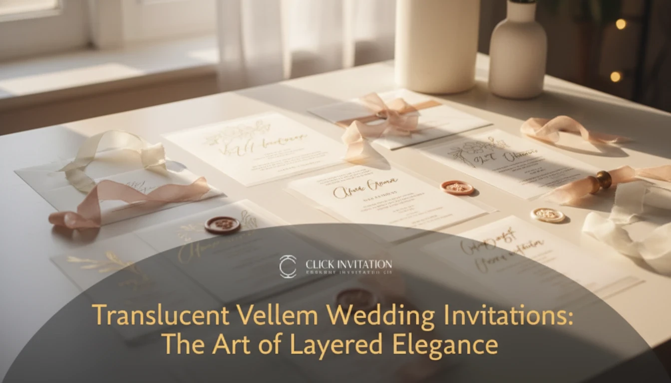 Translucent Vellum Wedding Invitations: The Art of Layered Elegance
