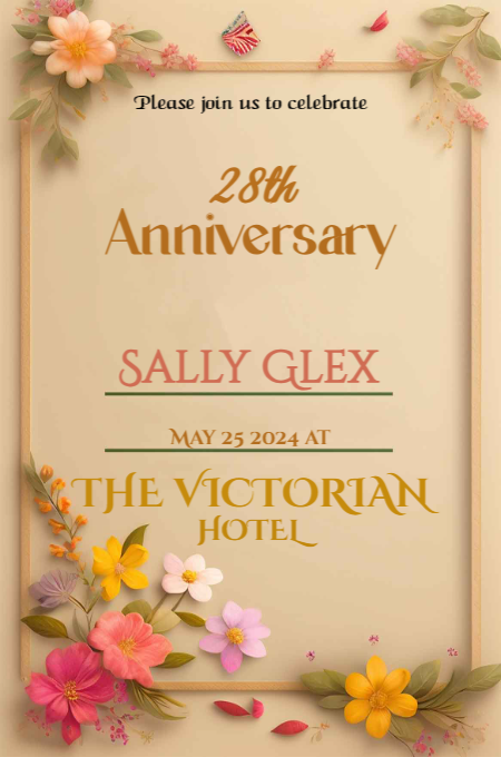 Anniversary 46 invitation template