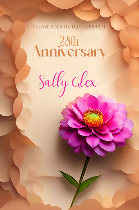 Anniversary 47 invitation template