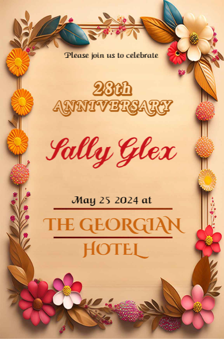 Anniversary 48 invitation template