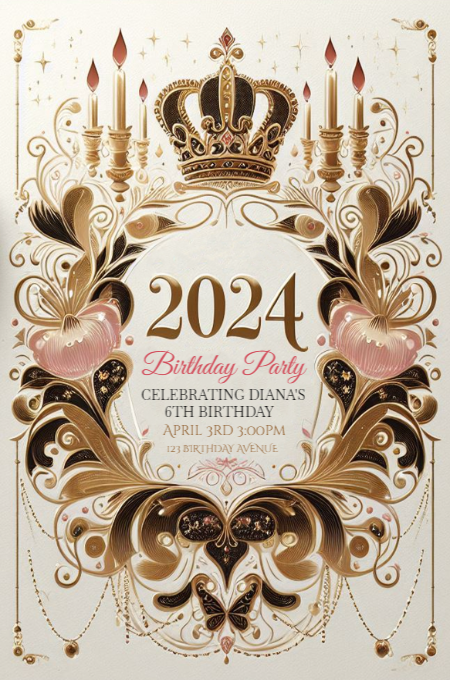 BIRTHDAY 12 invitation template