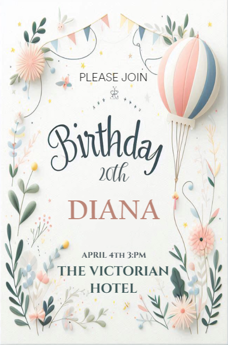 BIRTHDAY 42 invitation template