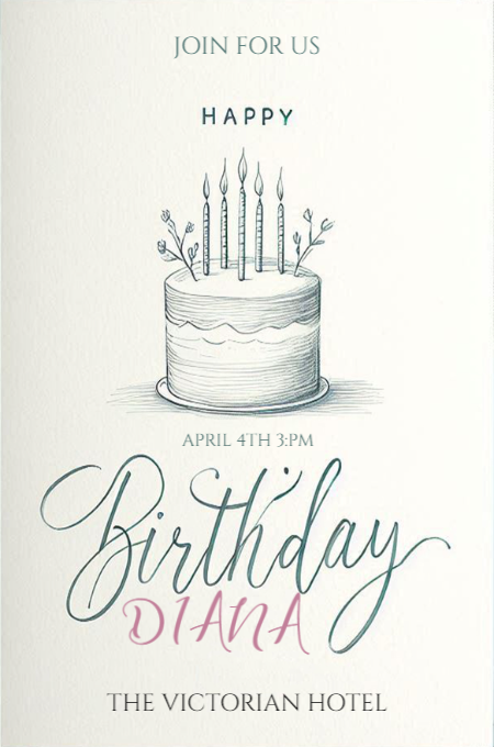 BIRTHDAY 47 invitation template
