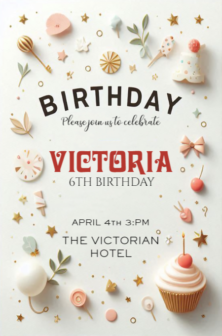 BIRTHDAY 74 invitation template