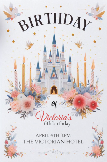 BIRTHDAY 75 invitation template
