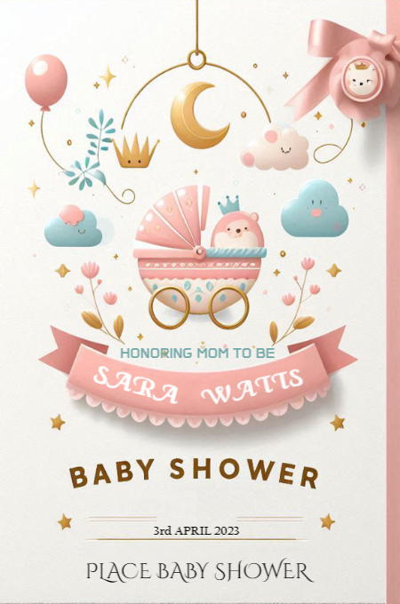Baby Shower 71 invitation template