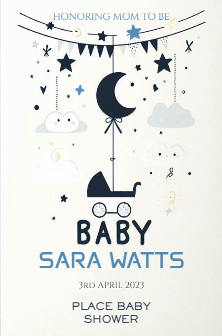 Baby Shower 81 invitation template