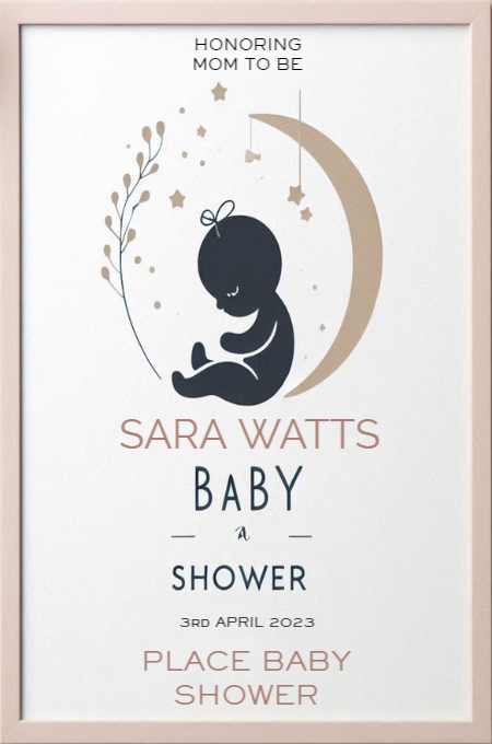 Baby Shower 91 invitation template
