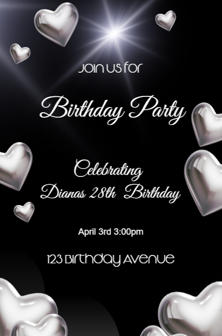 Birthday 15 invitation template