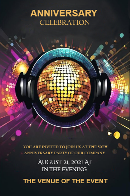 Corporate 7 invitation template