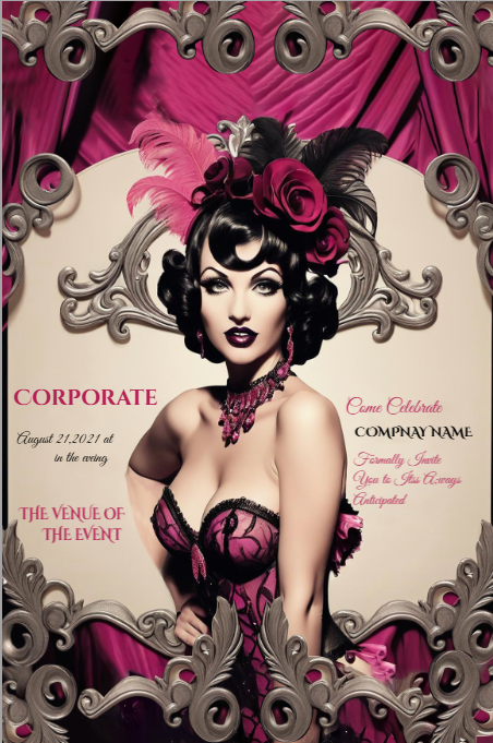 Corporate 9 invitation template