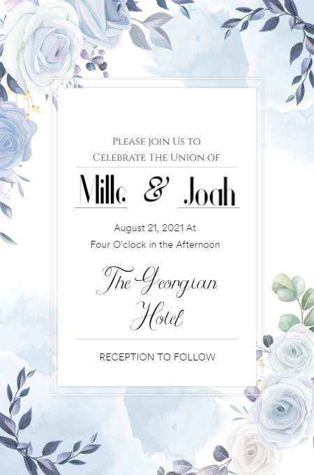 Template 2 invitation template