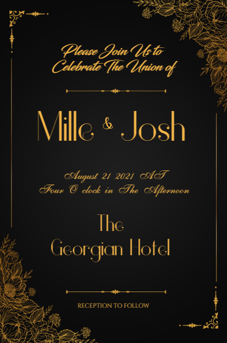 Template 40 invitation template
