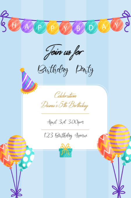 Template 43 invitation template