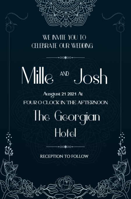 Template 7 invitation template