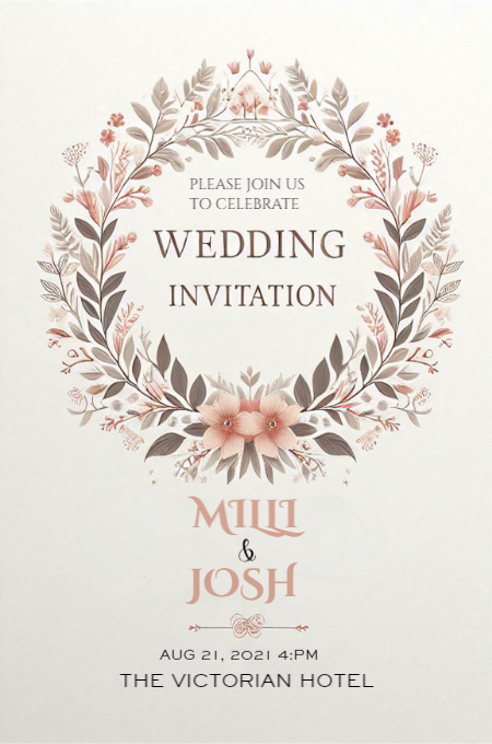 Wedding 111 invitation template