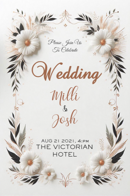 Wedding 122 invitation template