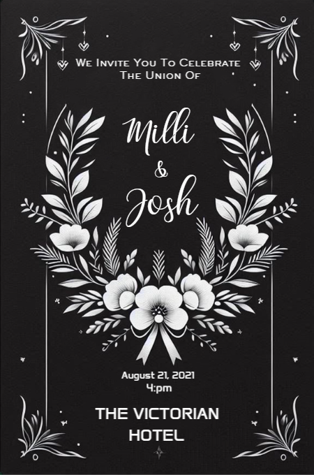 Wedding 71 invitation template