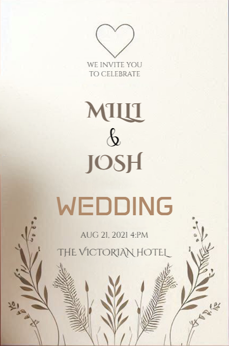 Wedding 91 invitation template