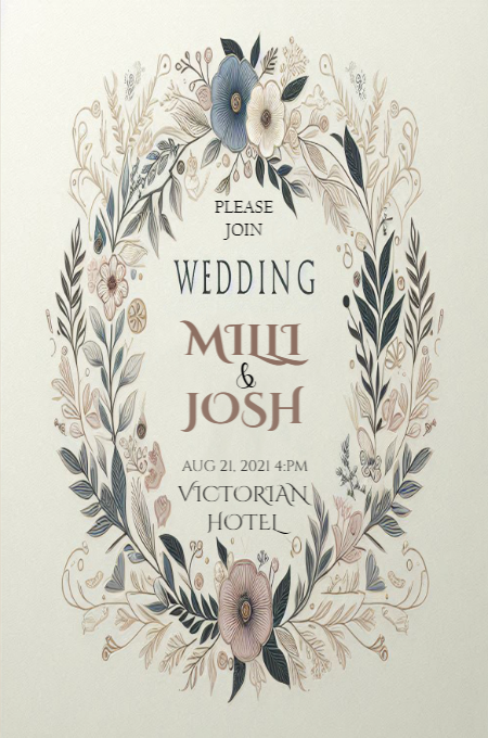 Wedding 97 invitation template