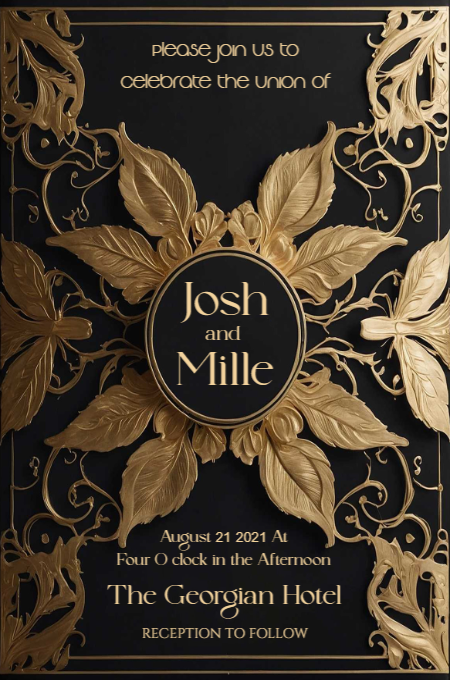 Wedding Template 11 invitation template