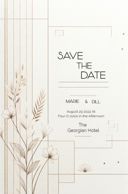 Wedding Template 26 invitation template