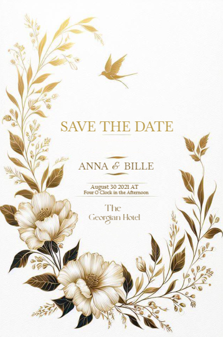 Wedding Template 27 invitation template