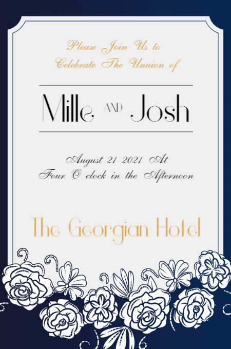 Wedding Template 3 invitation template