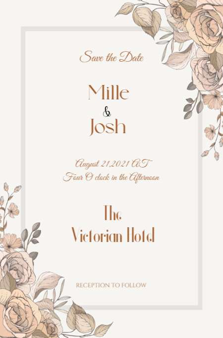 Wedding Template 49 invitation template