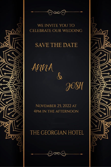 Wedding Template 57 invitation template