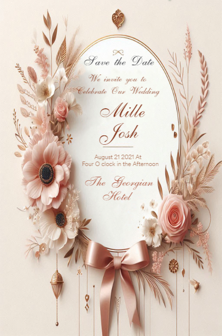 Wedding Template 67 invitation template