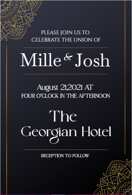 Template 19 invitation template